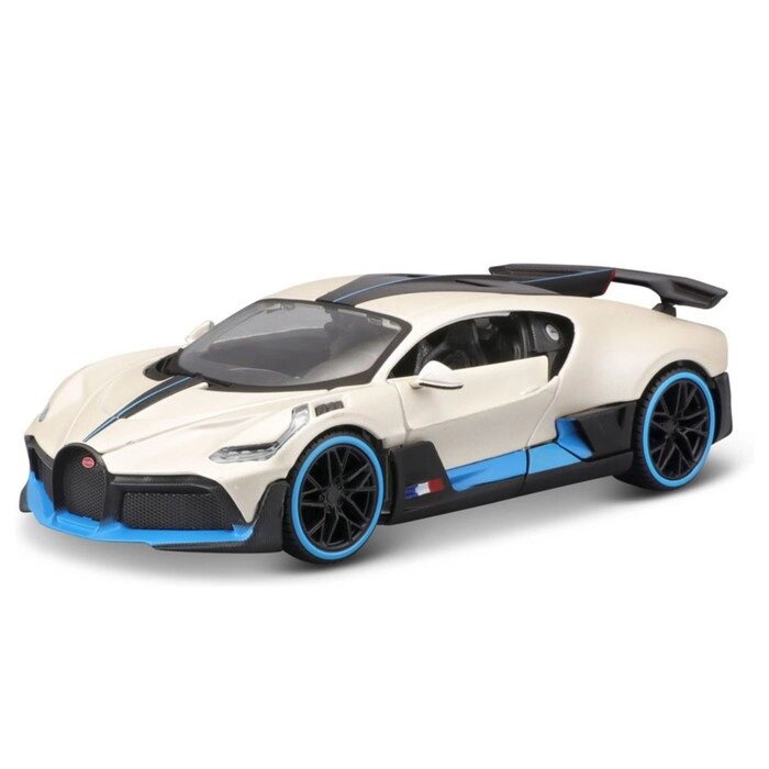 Машинка Maisto Die-Cast Bugatti Divo, открывающиеся двери, 1:24, цвет белый с дизайном от компании Интернет-гипермаркет «MALL24» - фото 1