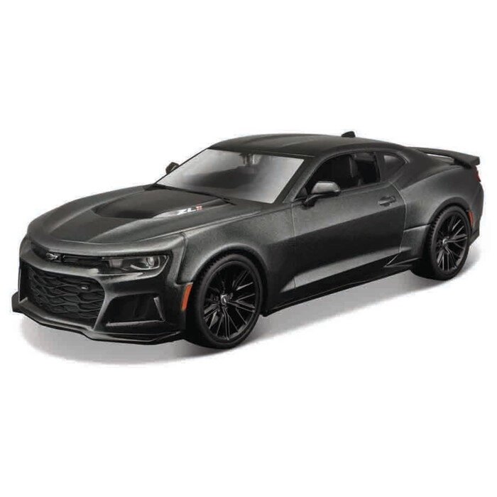 Машинка Maisto Die-Cast Chevrolet Camaro ZL1, с отвёрткой, 1:24, тёмно-цвет серый от компании Интернет-гипермаркет «MALL24» - фото 1