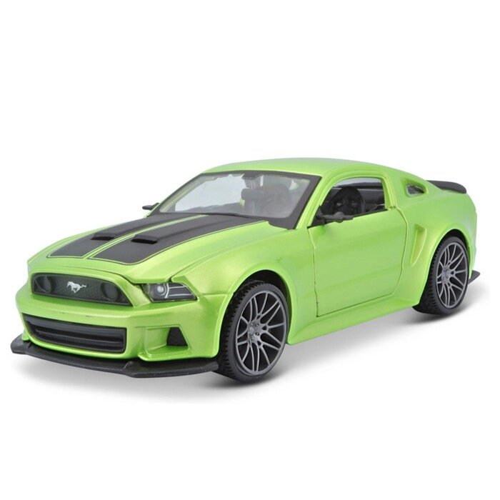 Машинка Maisto Die-Cast Ford Mustang Street Racer, открывающиеся двери, 1:24, цвет зелёный от компании Интернет-гипермаркет «MALL24» - фото 1