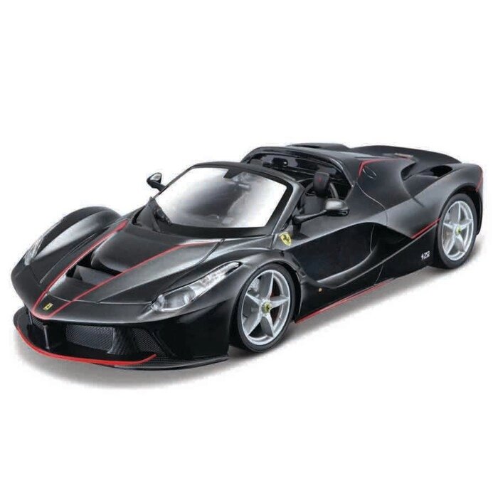 Машинка Maisto Die-Cast LaFerrari Aperta, с отвёрткой, 1:24, цвет чёрный от компании Интернет-гипермаркет «MALL24» - фото 1