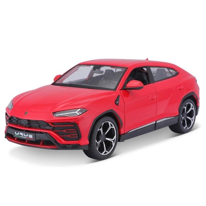 Машинка Maisto Die-Cast Lamborghini Urus, открывающиеся двери, 1:25, цвет красный от компании Интернет-гипермаркет «MALL24» - фото 1