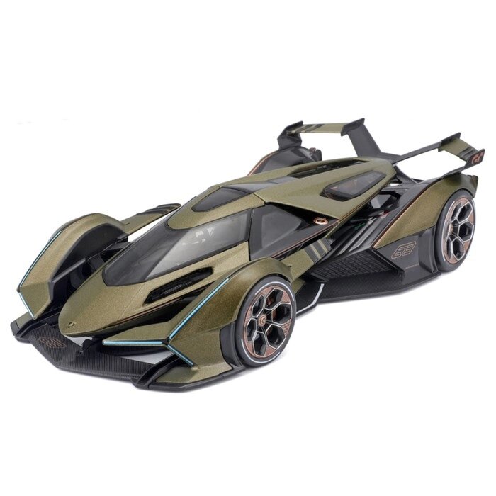 Машинка Maisto Die-Cast Lamborghini V12 Vision Gran Turismo, 1:18, цвет зелёный от компании Интернет-гипермаркет «MALL24» - фото 1