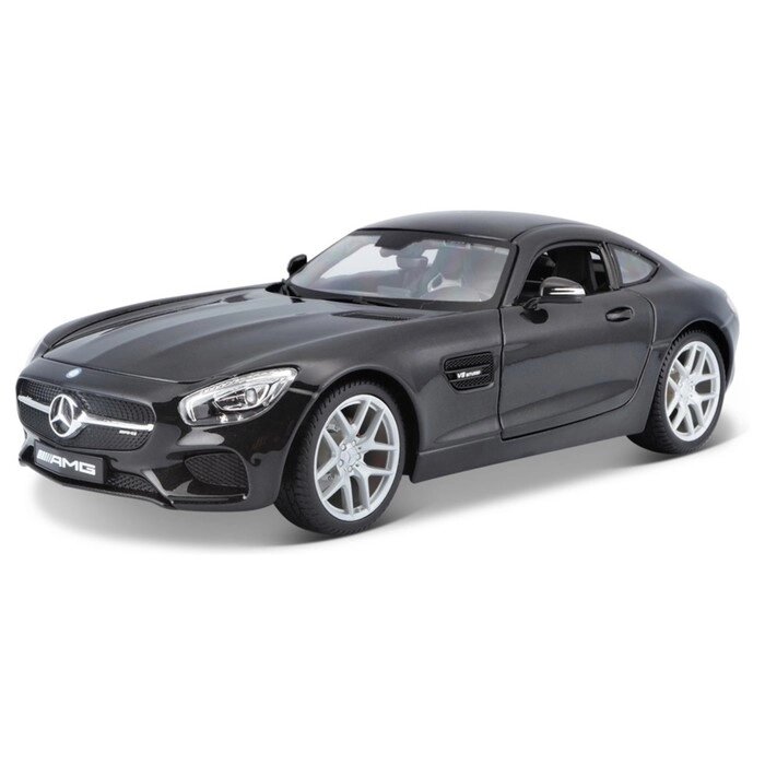 Машинка Maisto Die-Cast Mercedes-AMG GT, открывающиеся двери, 1:18, цвет чёрный от компании Интернет-гипермаркет «MALL24» - фото 1