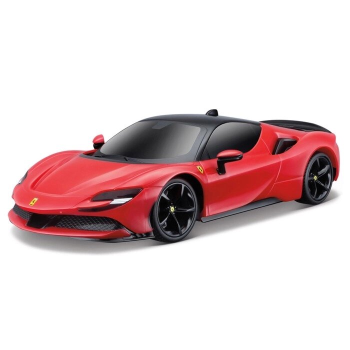 Машинка Maisto SF90 Stradale, со светом и звуком, 1:24, цвет красный от компании Интернет-гипермаркет «MALL24» - фото 1