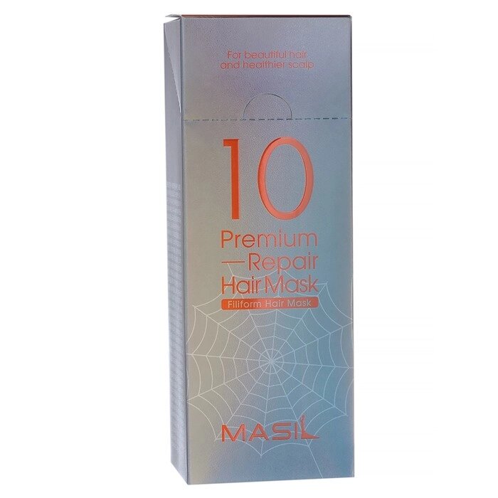 Маска для волос восстанавливающая MASIL 10 PREMIUM REPAIR HAIR MASK 12ml*10 от компании Интернет-гипермаркет «MALL24» - фото 1