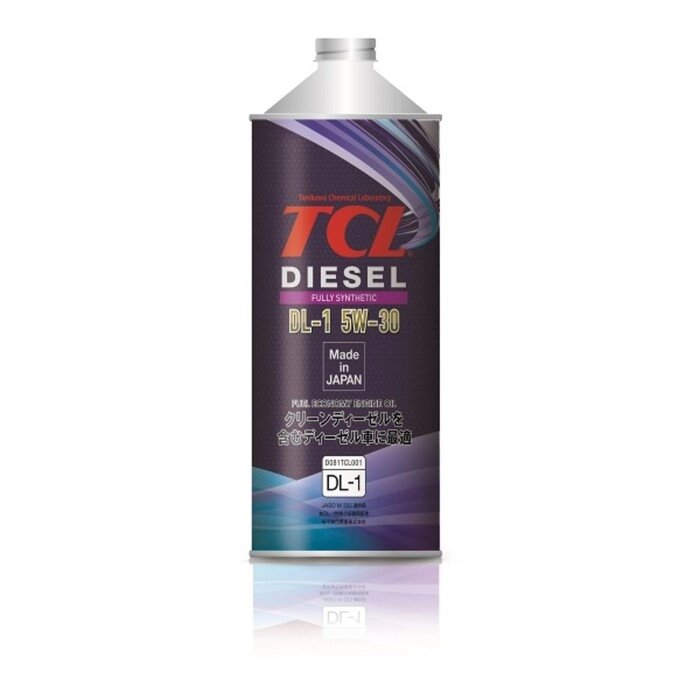 Масло для дизельных двигателей TCL Diesel, Fully Synth, DL-1, 5W30, 1 л от компании Интернет-гипермаркет «MALL24» - фото 1