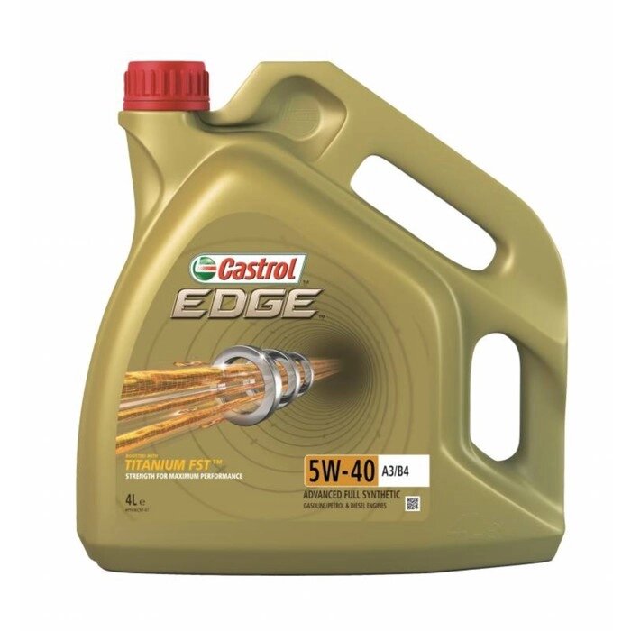 Масло моторное Castrol EDGE 5W-40 A3/B4, 4 л от компании Интернет-гипермаркет «MALL24» - фото 1