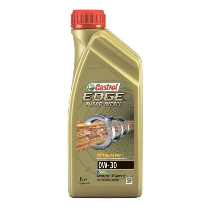 Масло моторное Castrol EDGE Titanium Turbo Diesel 0W-30, 1 л от компании Интернет-гипермаркет «MALL24» - фото 1