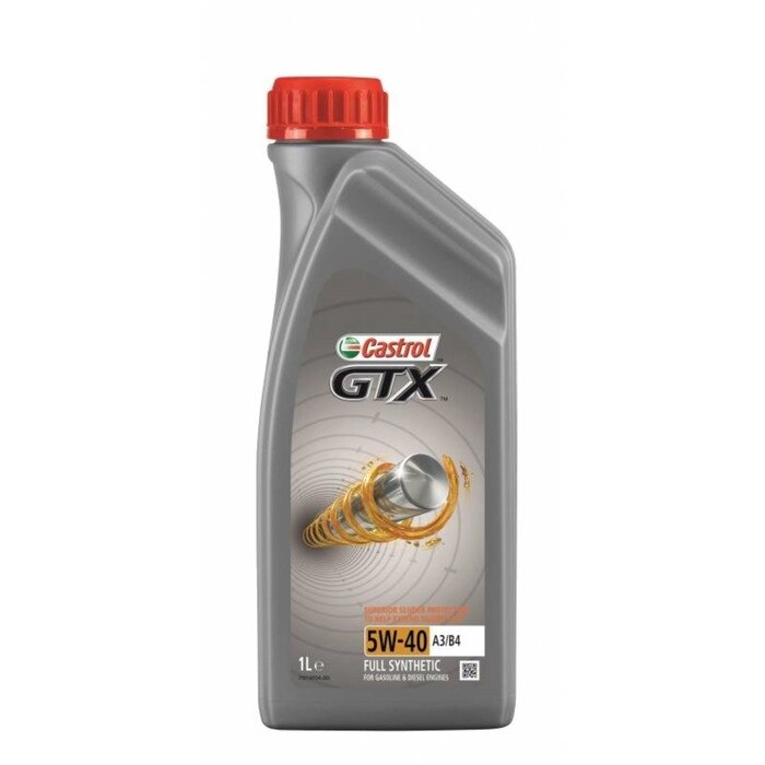 Масло моторное Castrol GTX 5W-40 A3/B4, 1 л от компании Интернет-гипермаркет «MALL24» - фото 1