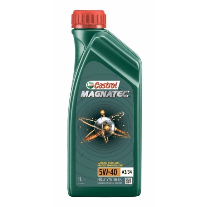 Масло моторное Castrol Magnatec 5W-40 A3/B4, 1 л синтетика от компании Интернет-гипермаркет «MALL24» - фото 1