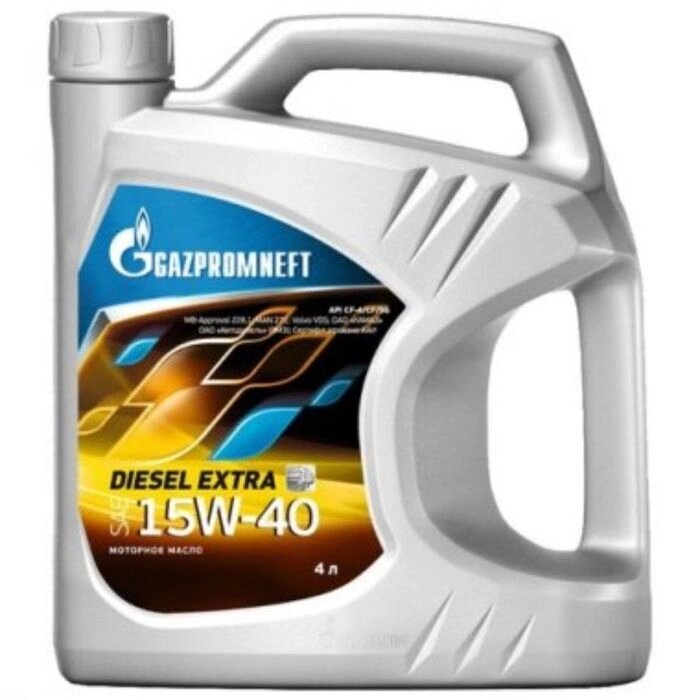 Масло моторное Gazpromneft Diesel Extra 15w-40, 4 л от компании Интернет-гипермаркет «MALL24» - фото 1