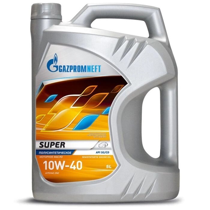Масло моторное Gazpromneft Super 10W-40, 5 л от компании Интернет-гипермаркет «MALL24» - фото 1
