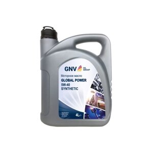 Масло моторное GNV 5W-40 Global Power Synthetic, SN/CF, 4 л