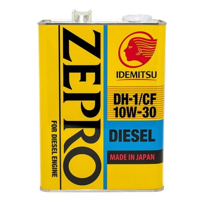 Масло моторное Idemitsu Zepro Diesel 10W-30 DH-1/CF, 4 л от компании Интернет-гипермаркет «MALL24» - фото 1