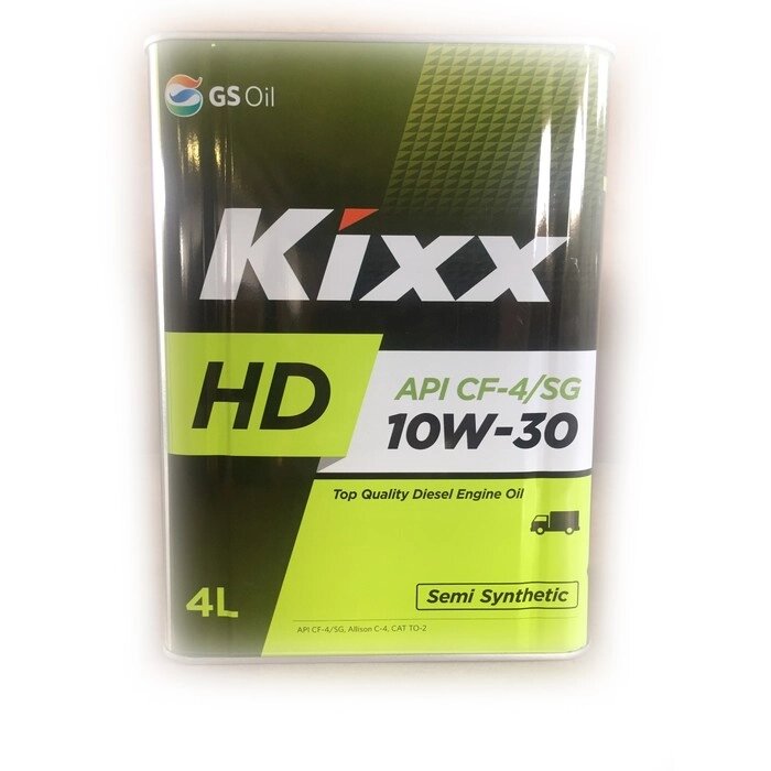 Масло моторное  Kixx HD CF-4 10W-30 Dynamic, 4 л мет. от компании Интернет-гипермаркет «MALL24» - фото 1