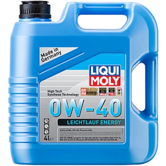 Масло моторное Liqui Moly Leiсhtlauf Energy 0W-40 SN A3/B4, 4 л от компании Интернет-гипермаркет «MALL24» - фото 1