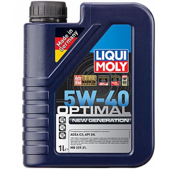 Масло моторное Liqui Moly Optimal New Generation 5W-40, 1 л от компании Интернет-гипермаркет «MALL24» - фото 1