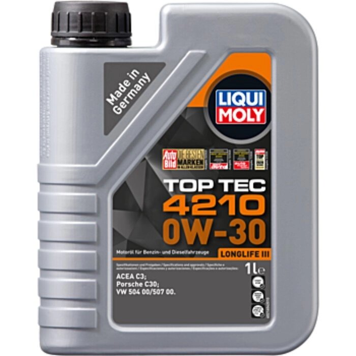 Масло моторное Liqui Moly Top Tec 4210 0W-30 C3, 1 л от компании Интернет-гипермаркет «MALL24» - фото 1