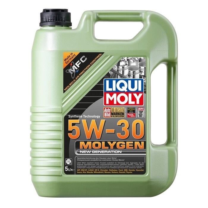 Масло моторное  LiquiMoly Molygen New Generation 5W-30, 5 л   28408 от компании Интернет-гипермаркет «MALL24» - фото 1