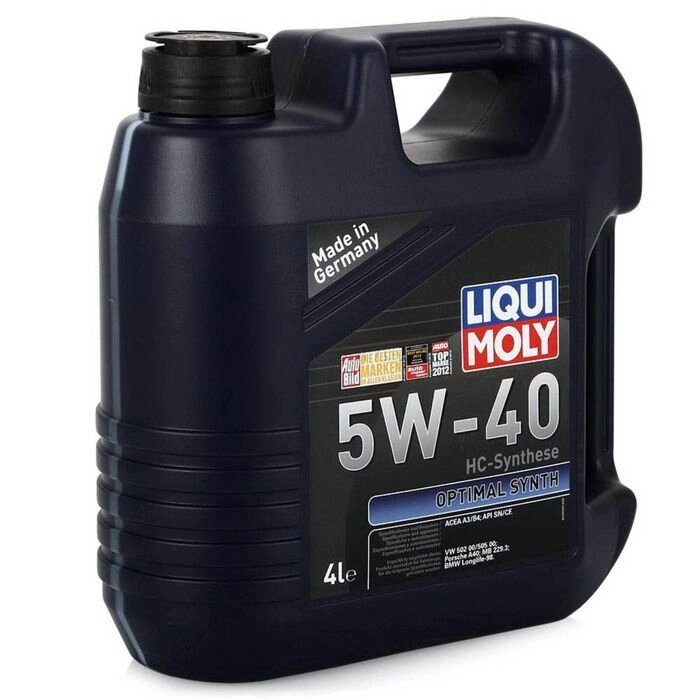 Масло моторное  LiquiMoly Optimal Synth 5W-40, 4 л от компании Интернет-гипермаркет «MALL24» - фото 1