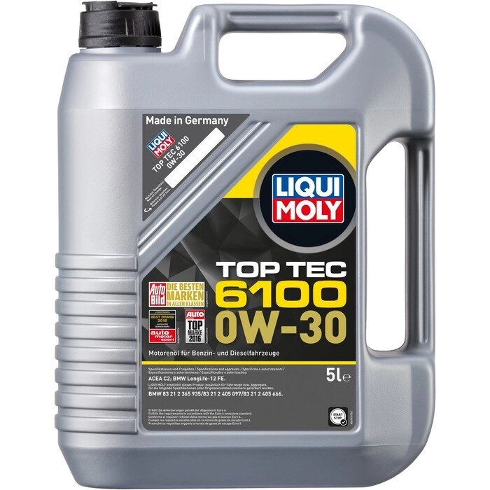 Масло моторное  LiquiMoly Top Tec 6100 0W-30, 5 л от компании Интернет-гипермаркет «MALL24» - фото 1