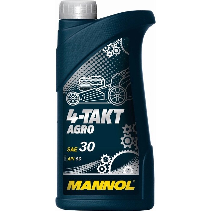 Масло моторное MANNOL 4T AGRO SAE 30, 1л от компании Интернет-гипермаркет «MALL24» - фото 1