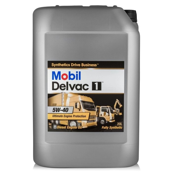 Масло моторное Mobil Delvac 1 5w-40, 20 л от компании Интернет-гипермаркет «MALL24» - фото 1