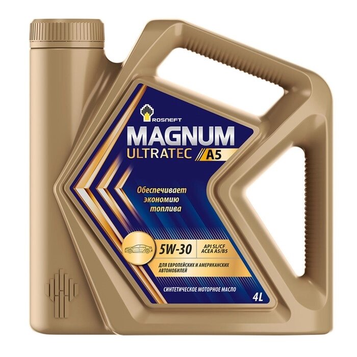 Масло моторное РосНефть Magnum Ultratec 5/30, A5, синтетическое, 4 л от компании Интернет-гипермаркет «MALL24» - фото 1