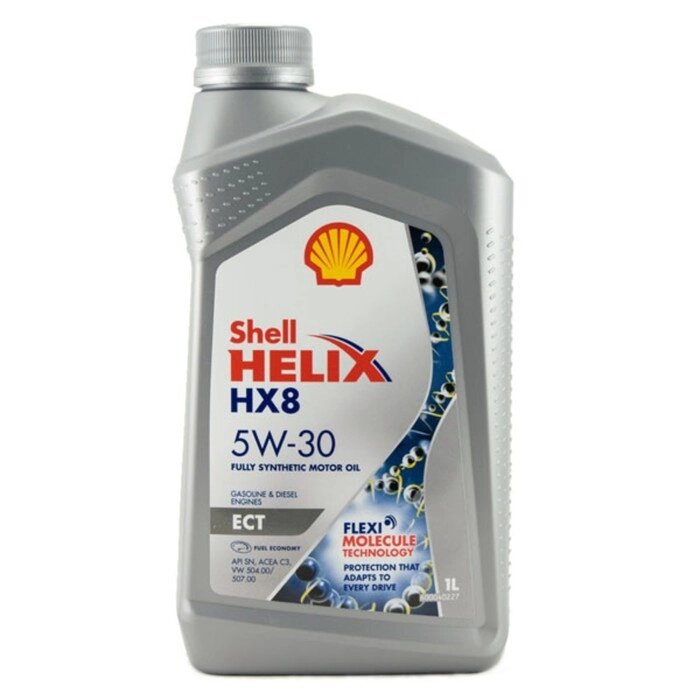 Масло моторное Shell Helix HX8 ECT 5W-30, 550048036, 1 л от компании Интернет-гипермаркет «MALL24» - фото 1