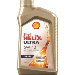 Масло моторное shell helix ULTRA diesel 5W-40, 550040552, 1 л