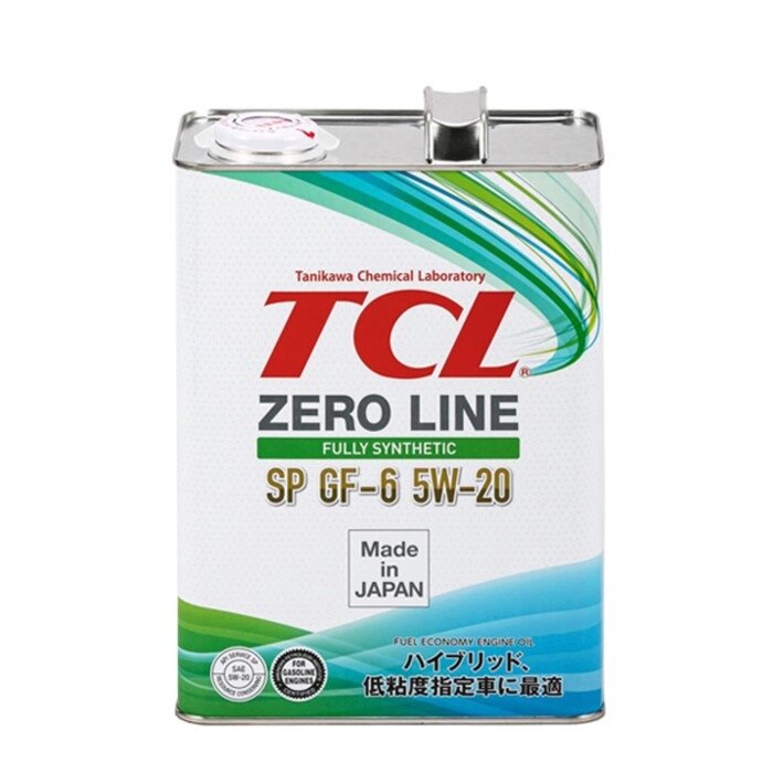 Масло моторное TCL Zero Line Fully Synth, Fuel Economy, SP, GF-6, 5W20, 4 л от компании Интернет-гипермаркет «MALL24» - фото 1