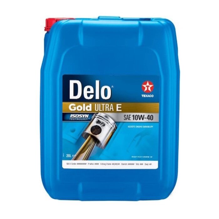 Масло моторное TEXACO DELO Gold Ultra E 10W40, полусинтетическое, 20 л от компании Интернет-гипермаркет «MALL24» - фото 1