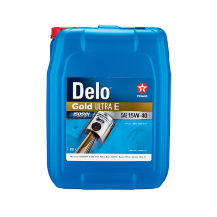 Масло моторное TEXACO DELO Gold Ultra E 15W40, полусинтетическое, 20 л от компании Интернет-гипермаркет «MALL24» - фото 1