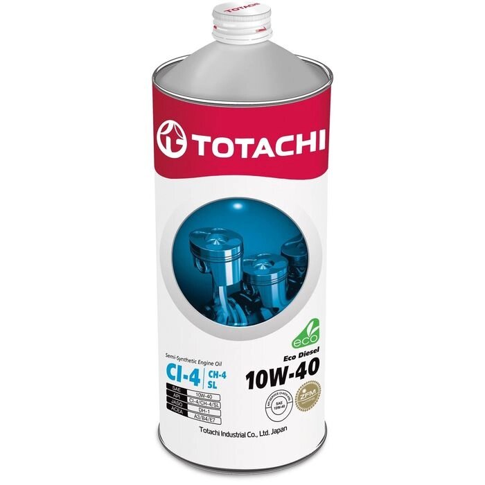 Масло моторное  Totachi Eco Diesel Semi-Synthetic SL 10W-40, 1 л от компании Интернет-гипермаркет «MALL24» - фото 1