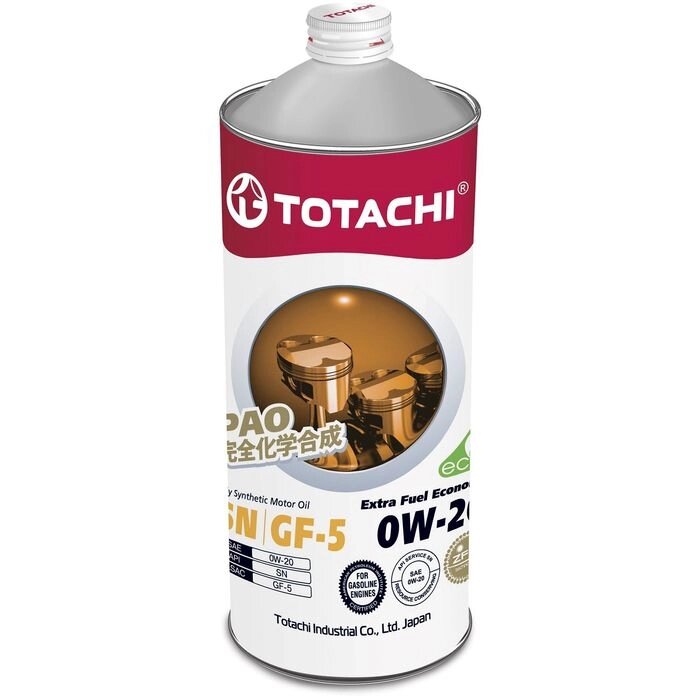 Масло моторное  Totachi Extra Fuel Fully Synthetic SN 0W-20, 1 л от компании Интернет-гипермаркет «MALL24» - фото 1