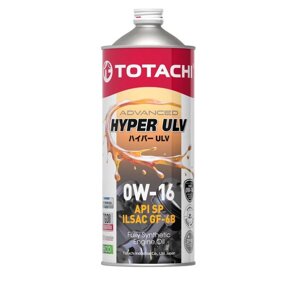 Масло моторное TOTACHI Hyper ULV синтетическое, SP/GF-6B 0W-16, 1 л