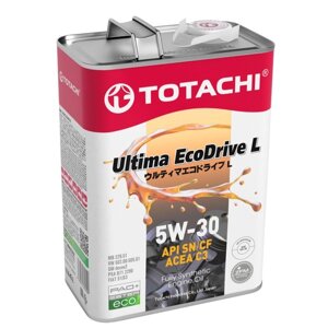 Масло моторное Totachi Ultima EcoDrive L Fully Synthetic SN/CF 5W-30, 4 л