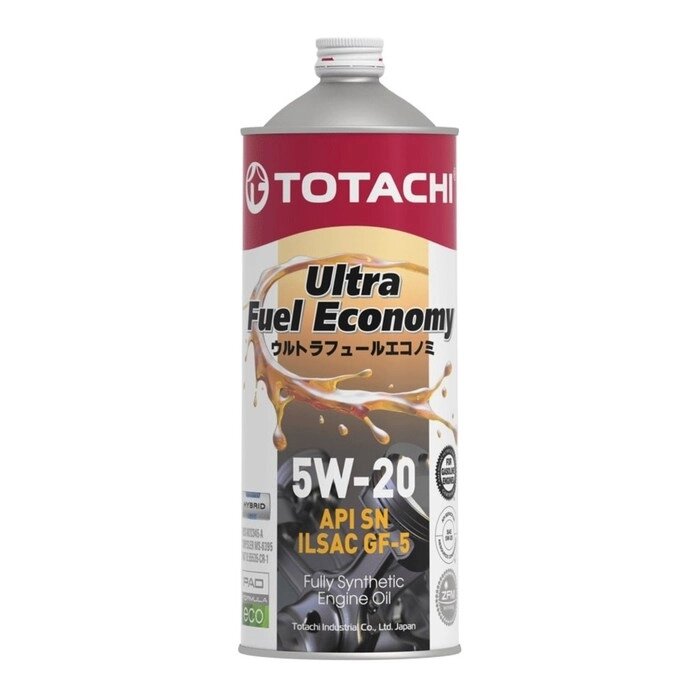 Масло моторное  Totachi Ultra Fuel Fully Synthetic SN 5W-20, 1 л от компании Интернет-гипермаркет «MALL24» - фото 1