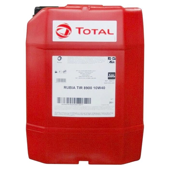 Масло моторное Total RUBIA TIR 8900 10W-40, 20 л от компании Интернет-гипермаркет «MALL24» - фото 1