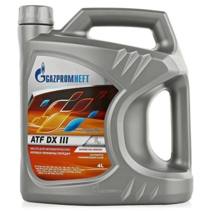Масло трансмиссионное Gazpromneft ATF DX III, 4 л от компании Интернет-гипермаркет «MALL24» - фото 1