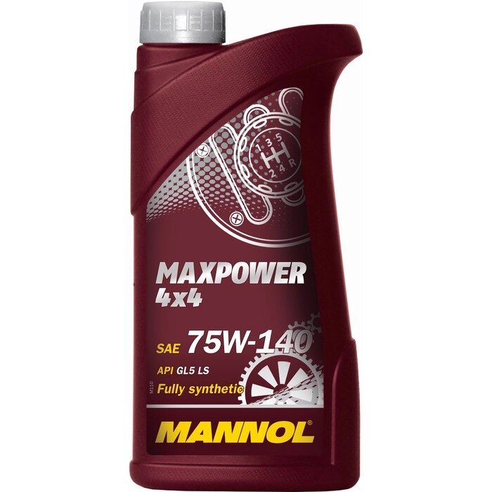 Масло трансмиссионное MANNOL 75w140 син. Maxpower 4 x 4, 1 л от компании Интернет-гипермаркет «MALL24» - фото 1