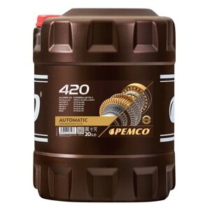 Масло трансмиссионное PEMCO 420 ATF Dexron II, минеральное, 20 л