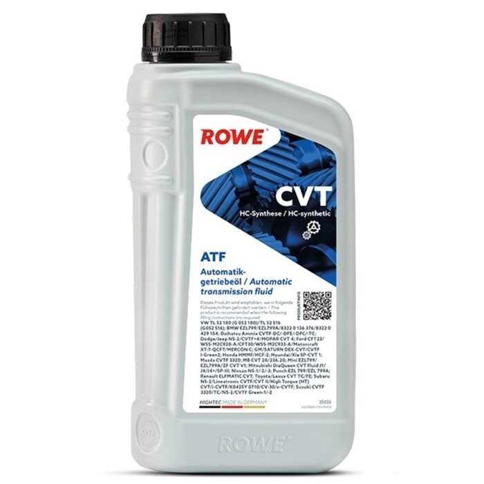 Масло трансмиссионное Rowe ATF CVT, синтетическое, 1 л от компании Интернет-гипермаркет «MALL24» - фото 1