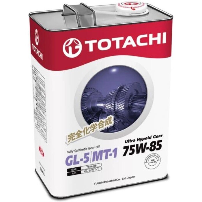 Масло трансмиссионное Totachi Ultra Hypoid Gear GL-5/MT-1 75w-85, 4 л от компании Интернет-гипермаркет «MALL24» - фото 1