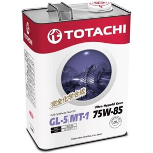 Масло трансмиссионное Totachi Ultra Hypoid Gear GL-5/MT-1 75w-85, 4 л
