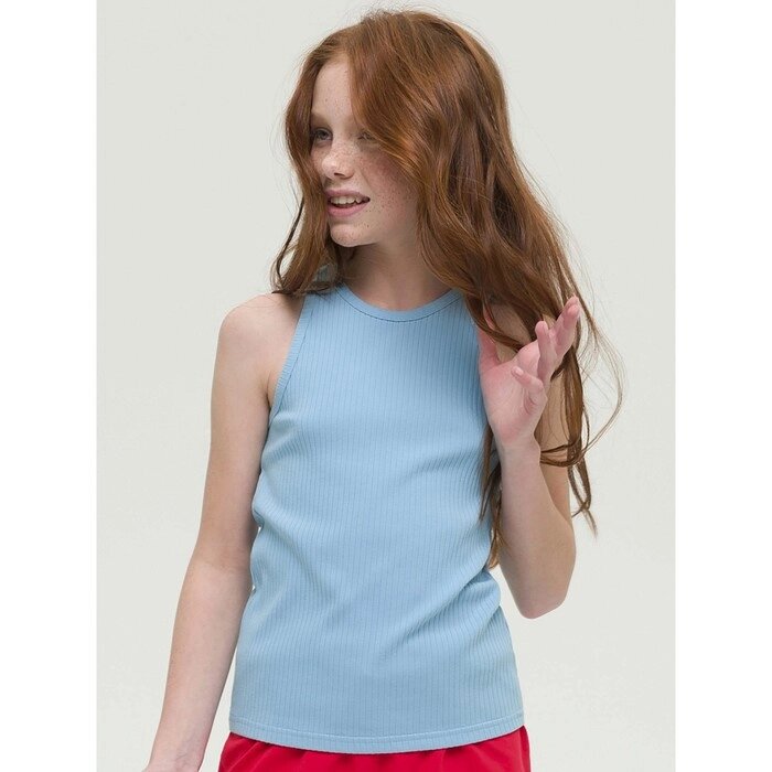 Майка для девочек, рост 140 см, цвет голубой от компании Интернет-гипермаркет «MALL24» - фото 1