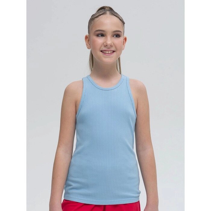 Майка для девочек, рост 158 см, цвет голубой от компании Интернет-гипермаркет «MALL24» - фото 1