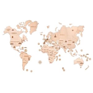Механическая сборная модель "Карта мира XXL"