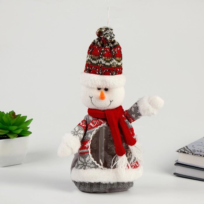 Мешок для подарков "Снеговик" от компании Интернет-гипермаркет «MALL24» - фото 1
