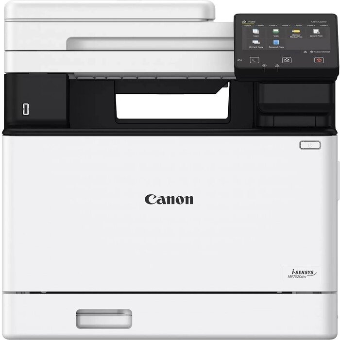 МФУ лазерный Canon i-Sensys Colour MF752Cdw (5455C012) A4 Duplex WiFi белый/черный от компании Интернет-гипермаркет «MALL24» - фото 1